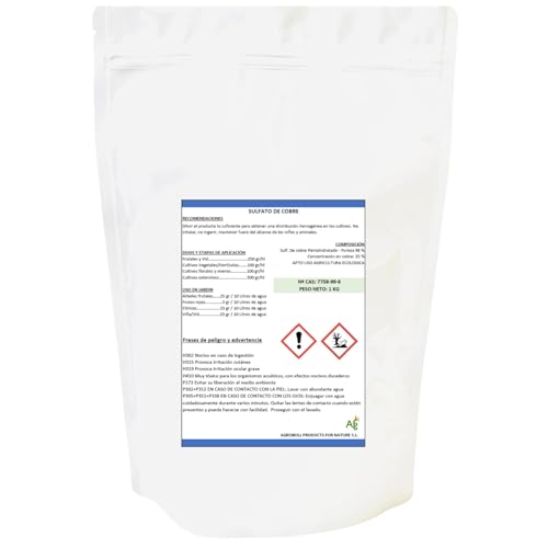 Sulfato de Cobre 1 Kg | AGROBULL PRODUCTS FOR NATURE |