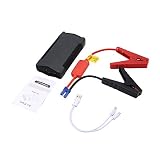 Sunnyflowk A6 Super Power Car Jump Starter Power Bank Car Battery Booster Charger Dispositivo de arranque portátil de 12V Gasolina Diesel Car Starter (Gris (Versión simple))