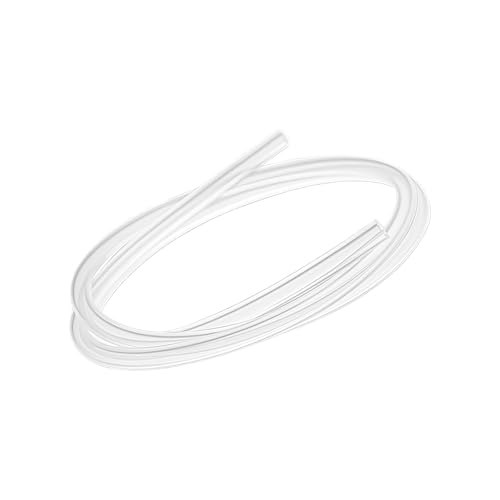 Tubo de extracción de leche materna de silicona transparente de 100 cm, manguera de extracción de leche materna, instalación sencilla, adecuada para manguera de ventilador fácil