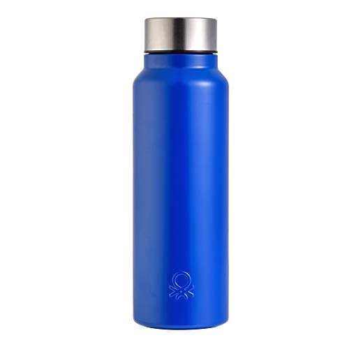 Botella De Agua 750Ml Acero Inoxidable Azul Mate Casa - Benetton En Oferta United Colors Of Benetton. Be090 Botella De Agua, 750 Ml, Acero Inoxidable, Azul Mate, Casa Benetton