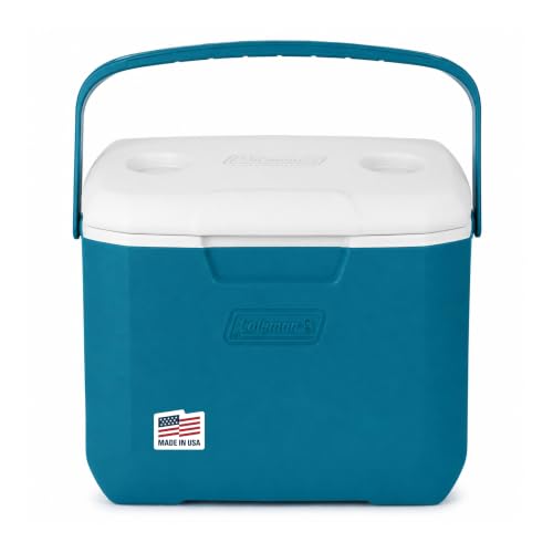 Image of Coleman Chiller 9 /16 /30 /48 /60qt Cooler with Ice Retention, Leak Resistant, Great for Camping, Concerts, Sports, and More