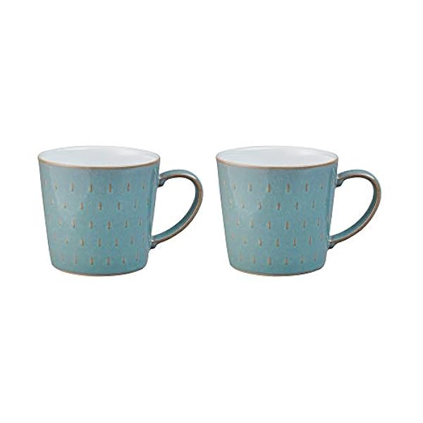 Denby 123048815 Taza, Gres, Azure