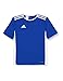 adidas Entrada 105 Camiseta de Fútbol para Hombre de Cuello Redondo en Contraste, Azul (Bold Blue/White), 3XL