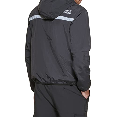 Image of DKNY Men's Active Reflective Colorblock Windbreaker