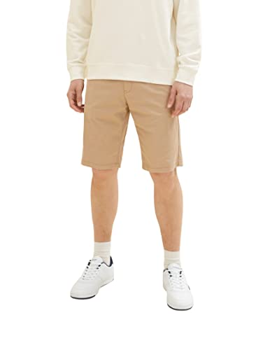 TOM TAILOR Herren 1035037 Slim Chino Bermuda Shorts mit Stretch, 24048 - Desert Fawn, 40 – Ansicht 1