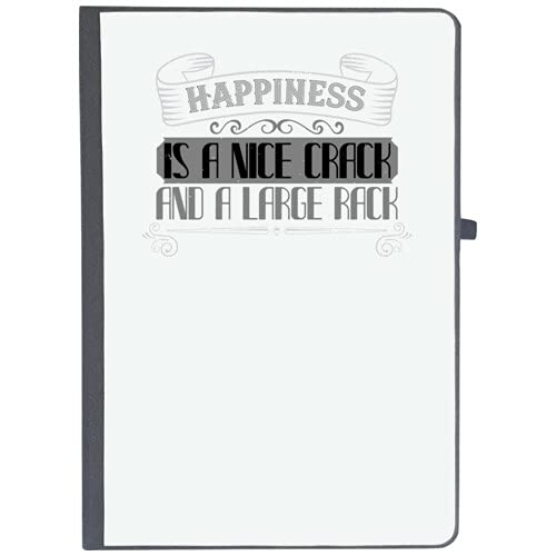 UDNAG Ruled Notebook Diary 'Climbing | Happiness is a Nice Crack and a Large Rack', [A5 80Pages 80GSM]