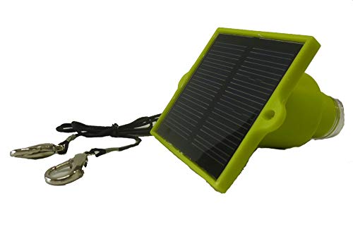 水を入れた ペットボトル が増幅発光する 防水 充電 ソーラー ライト bottLED Solar グリーン F9155