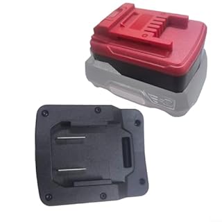 Adattatore per batteria Parkside X20 V a per Einhell Power X-Change 18 V agli ioni di litio adattatore batteria degli attrezzi nero in plastica 90 x 60 mm