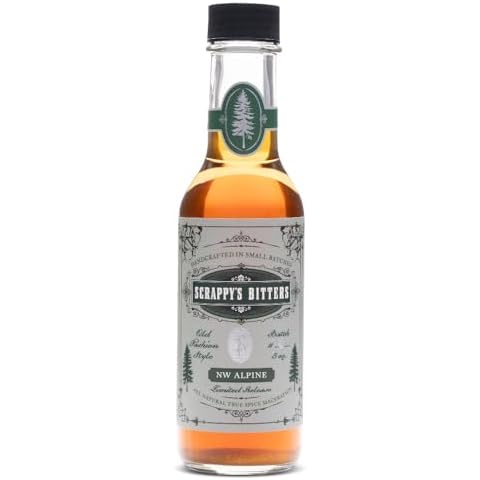 Scrappy's Bitters - Northwest Alpine, 5 oz - Organic Ingredients, Finest Herbs & Zests, No Extracts, Artificial Flavors, Chemicals or Dyes. Made in the USA. Exclusive Limited Release! Cover