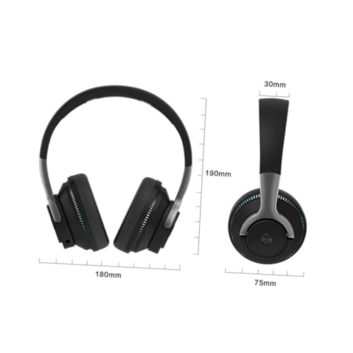 Casque pliable avec lumière LED Holibanna audio sans fil - 4
