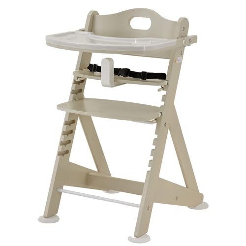 カトージ ベビーチェア ハイチェア mamy+ グレー 7ヶ月頃〜60kg 22420