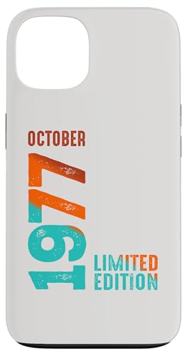 Octobre 1977 Édition limitée Anniversaire Coque pour iPhone 13