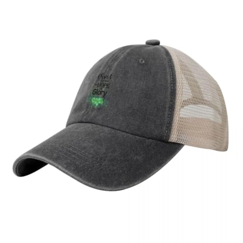 Casquette de baseball avec lettrage Hope of Glory chapeau en mousse