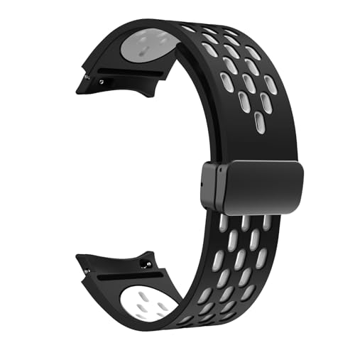 Bracelet Samsung Galaxy Watch 7 6 5 4 silicone 20mm boucle magnetique bande sans espaces