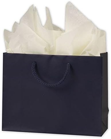 EGP Premium Matte Euro-Tote 8 x 4 x 9 (Navy), 200 Bags