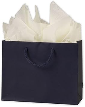 EGP Premium Matte Euro-Tote 8 x 4 x 9 Navy, 200 Bags