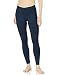 Danskin Women's Signature Wide Waist Yoga Ankle Legging, Midnight Navy, X-Large