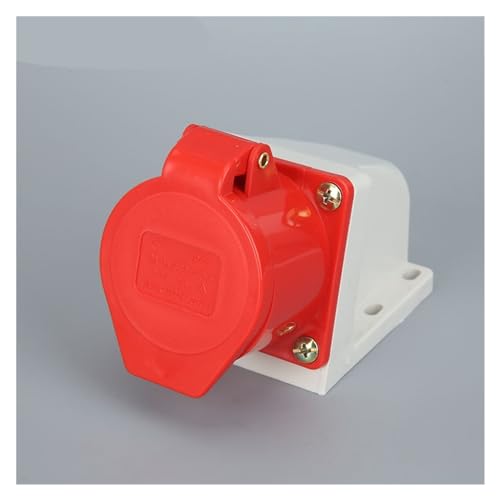 Conector industrial 5 pines 16A 3P+E+N resistente al agua IP44 415V 8