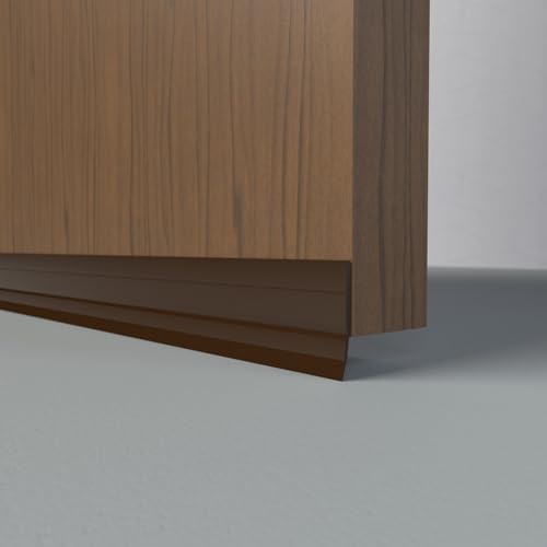 Veda Porta Adesivo - Slim - Marrom 100 Cm - Comfort Door