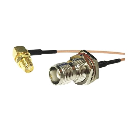 Cable flexible TNC de 50cm con conector RG178 de ángulo recto diseñado para alta precisión 3