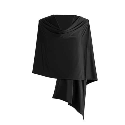DEMDACO Women's Fashion Cooling Poncho Shawl Wrap Spandex and Polyester One Size Fits Most