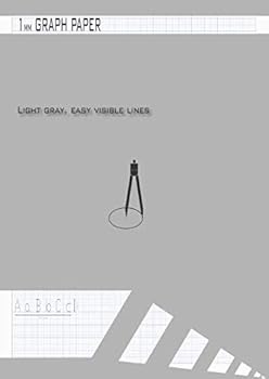 Paperback 1mm Graph Paper Notebook: Metric Architect sketchbook Book