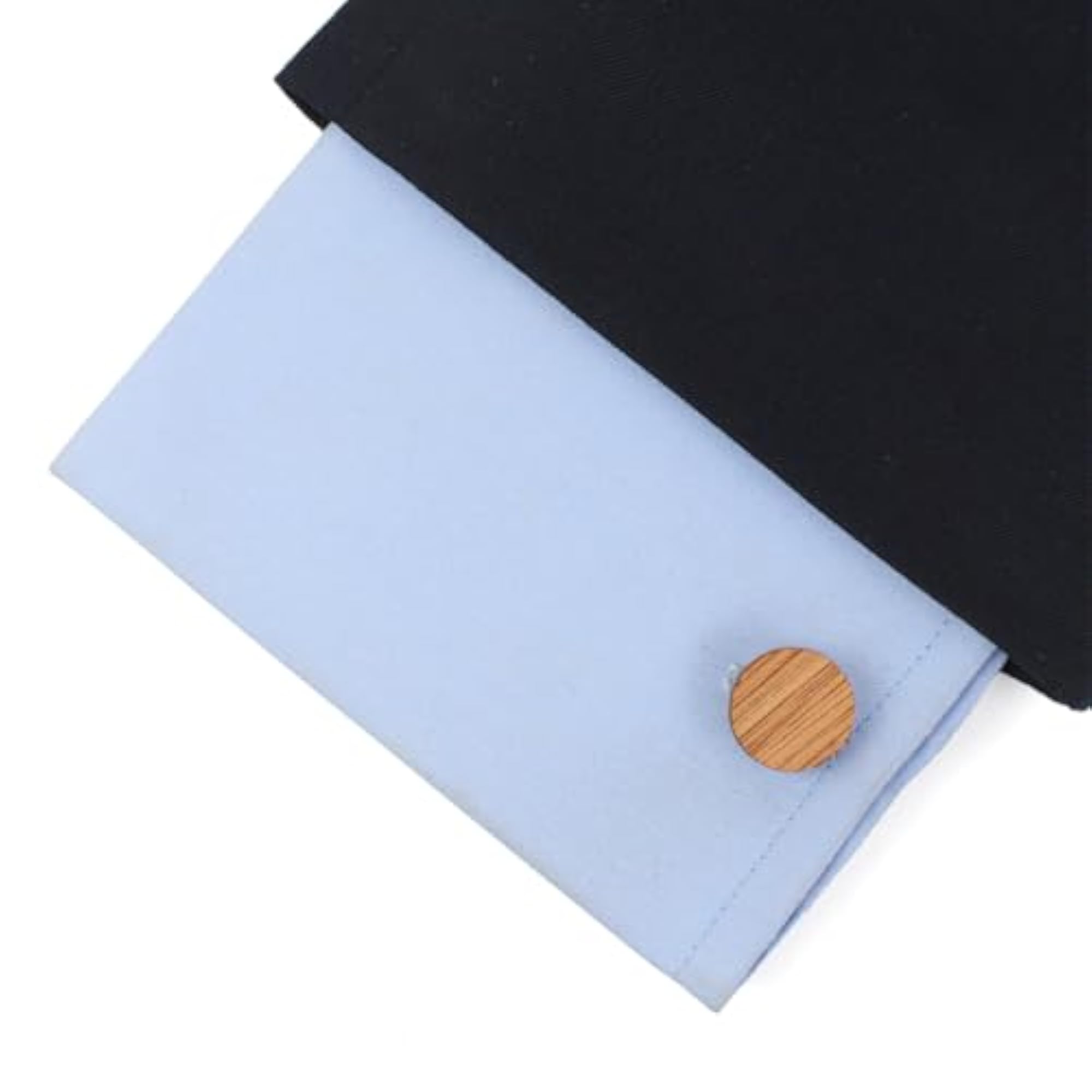 Men's Natural Wooden Premium Cufflinks, Unique Design