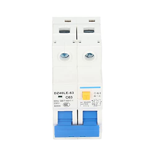Disjoncteur de protection haute performance Pa66 63A 230V avec pouvoir de coupure 6000A