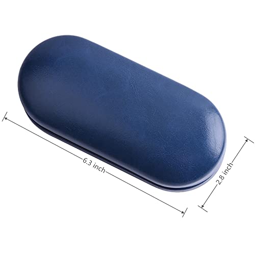 Mudor 2 In 1 Contact Lens Case, Double Sided Contact Lens Travel Kit Includes Remover Tool With Tweezers,Dual Use Design For Contact Lens Case And Glasses Case (Blue) #TOP5