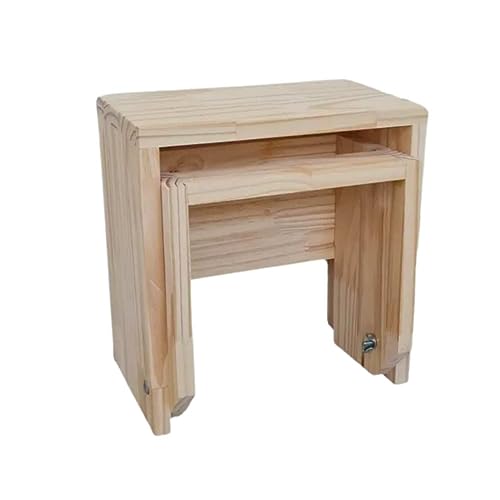 Escadinha de Madeira 2 Degraus Infantil Banquinho Multiuso Montessouri Pinus Ecológica