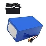 Batterie 36 V 13 Ah 10S5P pour Vélo Électrique, Batterie Étanche en PVC, Batterie pour Scooter Électrique, Batterie Lithium Rechargeable avec Chargeur (36V 13AH),XT60