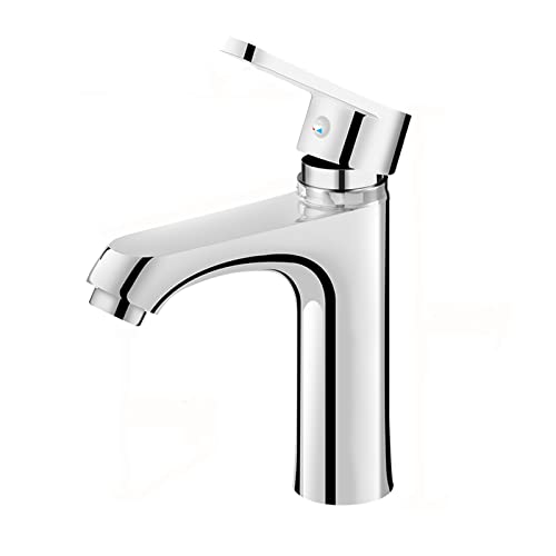 Robinets en laiton monotrou pour lavabo avec commande unique chrome