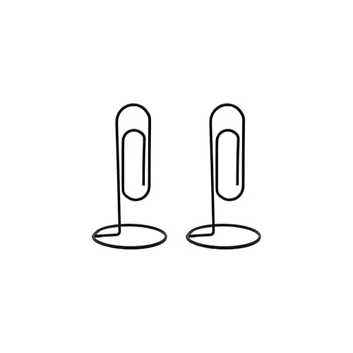 Klyeola 2PCS Desk Paper Clip & Memo Holder Stand