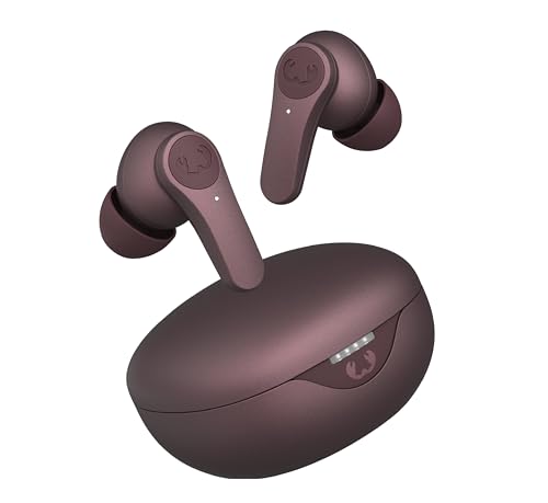 Fresh 'n Rebel Twins Rise, cuffie Bluetooth senza fili con cancellazione del rumore, modalità Ambient, Bluetooth, sensore in-ear, resistente agli schizzi, tempo di riproduzione 30 ore (Deep Mauve)