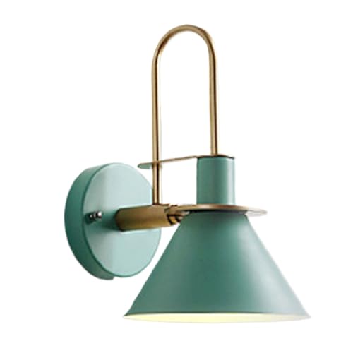 HXYSXHJUO Lámpara de Pared de Metal E27 Light Luxury para mesita de Noche - Farol Minimalista para Interiores, Ideal para Sala de Estar y Dormitorio, Aplique Creativo para Pasillo, escaleras