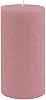 Root Candles Unscented Candles Premium Beeswax Blend Pillar Candle, 3 x 6-Inch, Dusty Rose