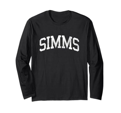 Simms Oklahoma OK Vintage Athletic Sports Design Long Sleeve T-Shirt