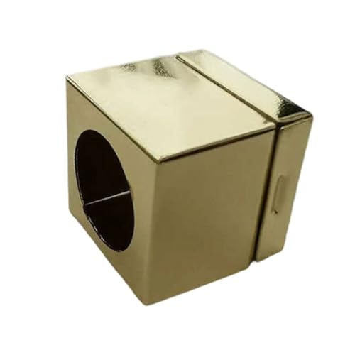 NEIQIUWING Porte-craie portable en aluminium pour snooker 25 x 25 x 25 mm avec clip de craie et options de rangement