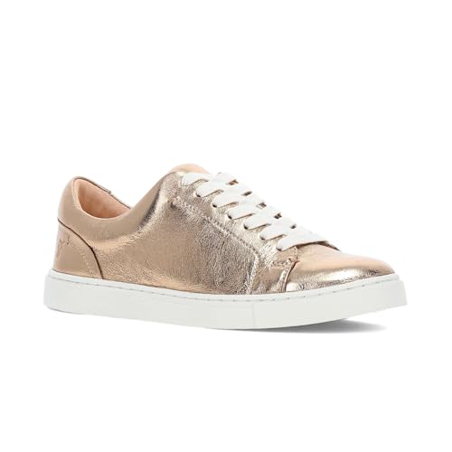 Image of Frye Ivy Low Lace Sneakers for Women - Removable Footbed Shoes - Leather Womens Casual Shoes - Crafted from Soft, Vintage Italian Leather with Removable Molded Footbed