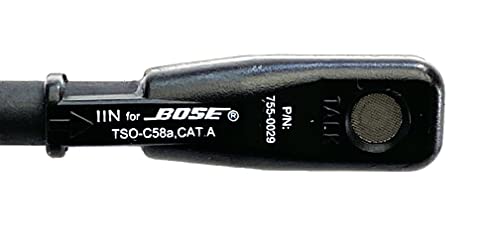 Crystal Mic Pro Fulcrum with TSOd Intricon Microphone. Compatible with Sony WH-1000XM4 Headphones. Transforms Your Headphone into an Aviation Headset