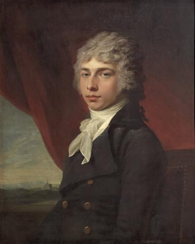 Portrait d'un jeune homme Jean Laurent Mosnier Tableaux Toile Poster Déco 60x90cm