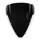 DFMT Windshield Windscreen Fit for Honda CBR600F4i 2001 2002 2003 2004 2005 2006 2007 CBR600 F4i Wind Deflector Screen Motorcycle Front ABS Plastic Wind Visor - Black