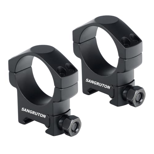 SANGRUTON 34mm Scope Rings Compatible with 34 mm Diameter Rifle Scope (1.14 inch Center Height)