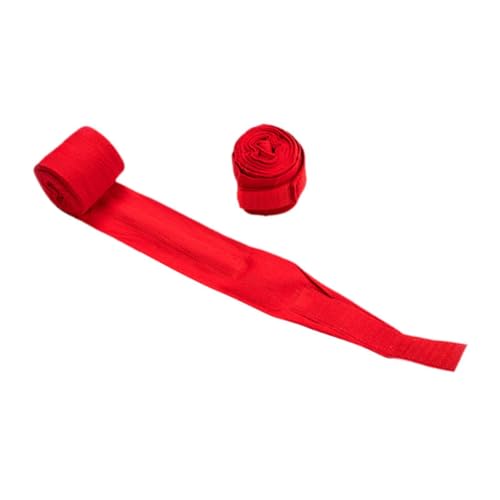 QSTDGVPW 2 Pieces Boxing Hand Wraps Sparring Inner Gloves for Men Women, 3m Red