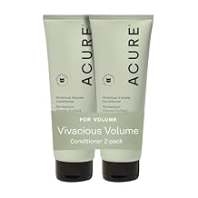 Acure Vivacious Volume Conditioner - Volumizing Conditioner for Women & Men, Lightweight & Moisturizing for Fine, Thinning Hair, Boost & Lift Thin Hair, Paraben & Sulfate Free, Vegan- 8 fl oz 2 Pack