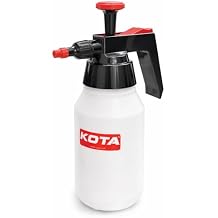 KOTA 1 L Adjustable Hand Pump Pressure Sprayer, Heavy-Duty Multipurpose Bottle for Automotive Solvents, Surface Prep & Car Detailing, Chemical-Resistant PE Construction, Adjustable Spray Pattern 6990