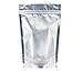 SumDirect Reusable Aluminium Foil Zip Lock Stand Up Food Pouches Bags with Notch for Food Storage 4.7X 7 Inches, 7.6oz, Pack of 50
