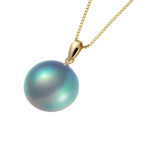 [奄美パール]マベ真珠 13mm K18イエローゴールドペンダント995