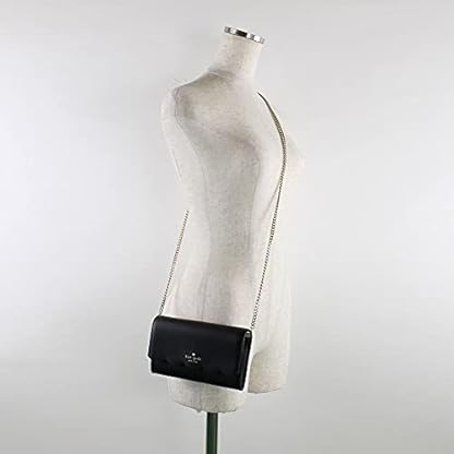 Kate Spade New York Gemma Wallet on a Chain Shoulder Bag (Black) - Image 6