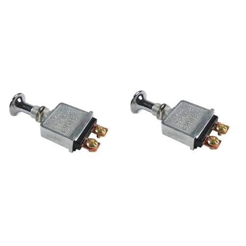 Interrupteur Push-Pull Robuste N62R Commutateur 75 AMP 6-28V Qualité Durable Auto Camion